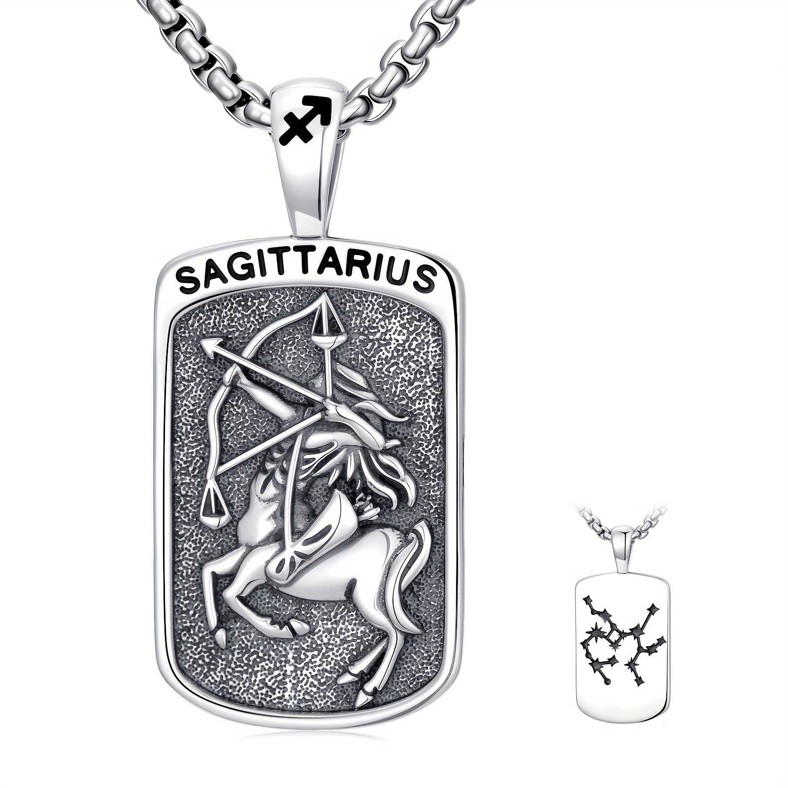 Women's 925 Sterling Silver Zodiac Constellation Necklace